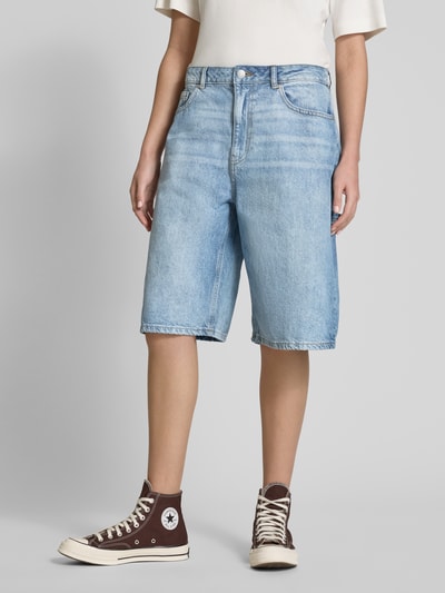 Review Jeans Shorts im 5-Pocket-Design - Jorts Hellblau 4