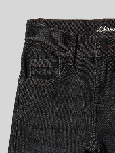 s.Oliver RED LABEL Slim Fit Jeans mit 5-Pocket-Design Black 2