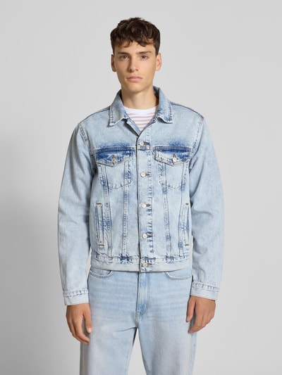 Tommy Jeans Regular Fit Jeansjacke aus reiner Baumwolle Hellblau 4
