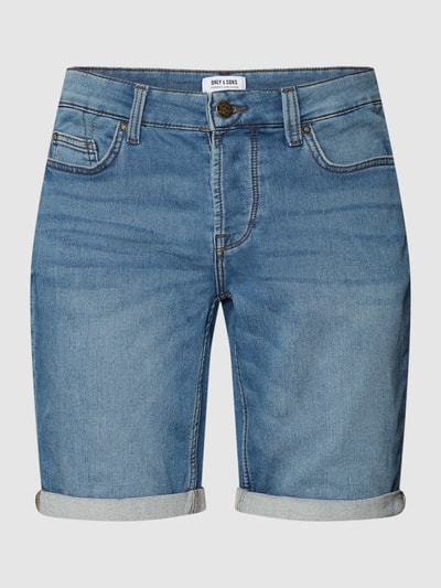 Only & Sons Bermudas mit 5-Pocket-Design Modell 'PLY' Blau 2