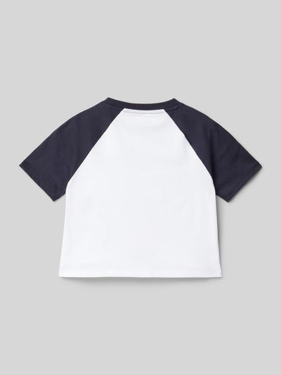 Guess Cropped T-Shirt mit Label-Details Marine 3