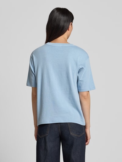 Jake*s Casual Relaxed Fit T-Shirt mit Motiv-Print Bleu 5