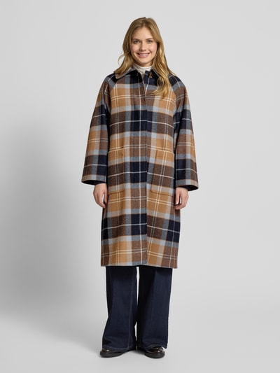 Barbour Wollmantel mit Umlegekragen Modell 'Kira' Marine 4