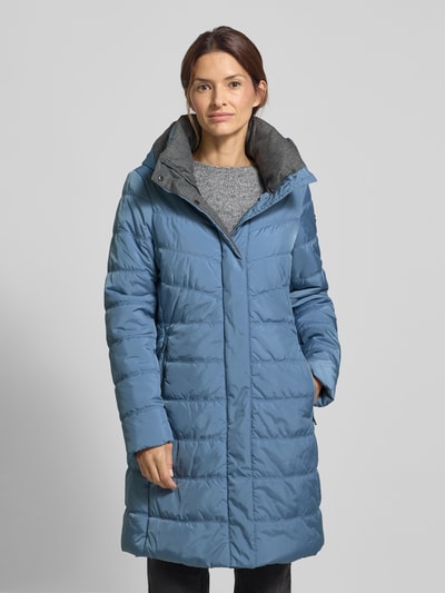 Fuchs Schmitt Płaszcz pikowany z kieszeniami zapinanymi na zamek błyskawiczny Jasnoniebieski 4