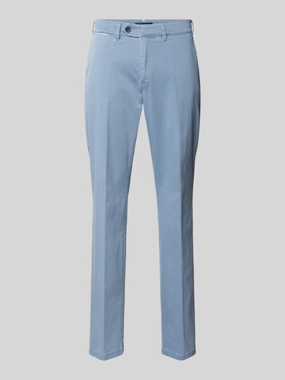 Eurex By Brax Chinosy o kroju regular fit z kieszeniami z wypustką model ‘JOE’ Jeansowy niebieski 2