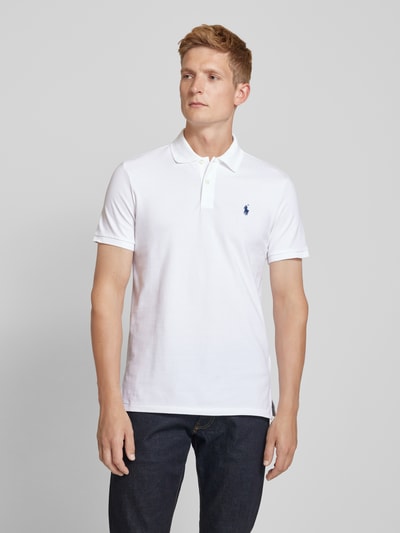 Polo Ralph Lauren Tailored fit poloshirt met logostitching Wit - 4