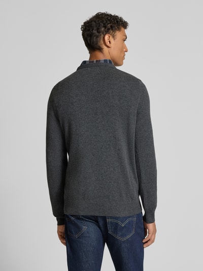 Polo Ralph Lauren Strickpullover mit gerippten Abschlüssen Anthrazit 5