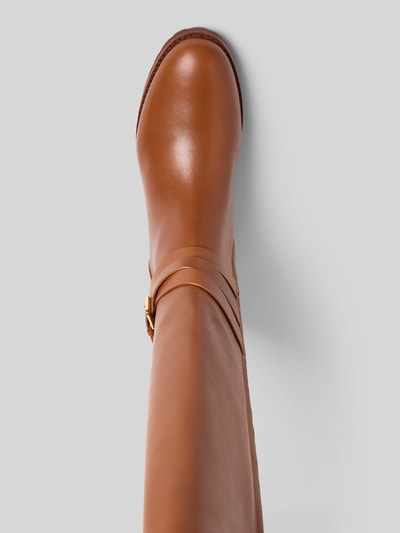 Lauren Ralph Lauren Kozaki z zamkiem błyskawicznym model ‘COLLINS’ Koniakowy 3