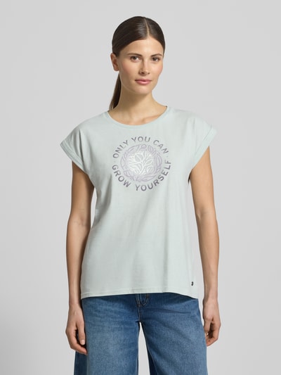 G.I.G.A. DX t-shirt z nadrukiem z napisem Miętowy 4