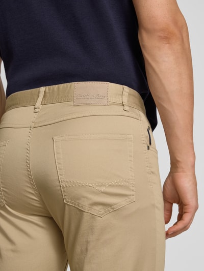 Christian Berg Men Regular Fit Chino im 5-Pocket-Design Sand 3