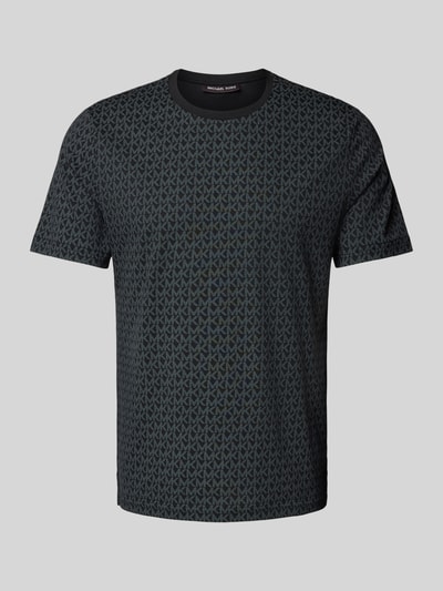 Michael Kors T-shirt met all-over logoprint Zwart - 2