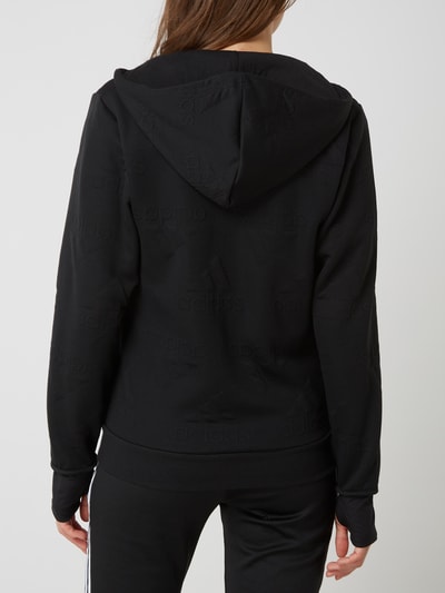 ADIDAS SPORTSWEAR Sweatjacke mit Logo-Muster Black 5