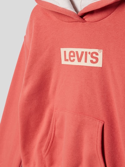 Levi’s® Kids Hoodie met labeldetails Terracotta - 2