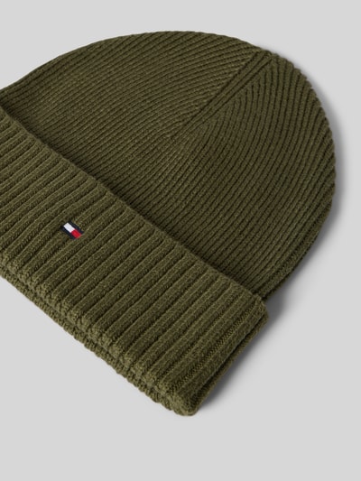 Tommy Hilfiger Muts van een mix van katoen en kasjmier  Rietgroen - 2