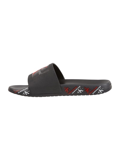 Calvin Klein Jeans Slides aus Gummi Modell 'Catilyn' Black 3