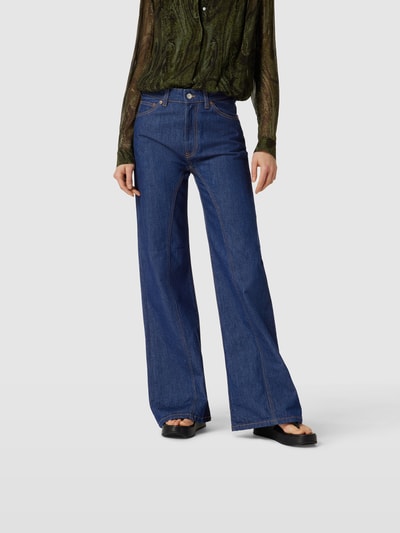 Victoria Beckham Jeans mit Label-Patch Jeansblau 4