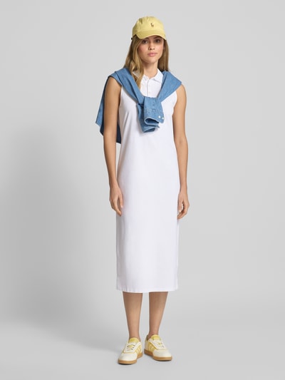 Polo Ralph Lauren Sukienka polo z wyhaftowanym logo Biały 1