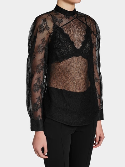 Christopher Kane Bluse aus Spitze Black 2