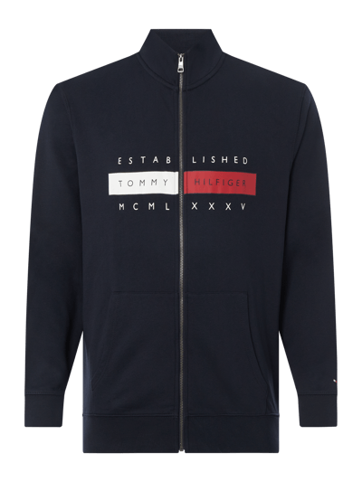 Tommy Hilfiger Big & Tall PLUS SIZE Sweatjacke aus Bio-Baumwolle Marine 2