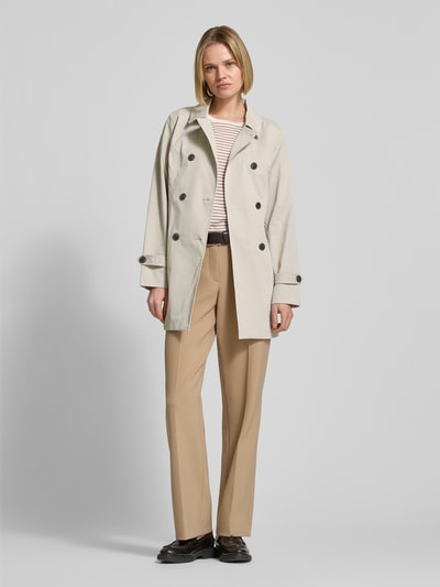 Vero Moda Regular Fit Trenchcoat mit Taillengürtel Modell 'CHELSEA OLIVIA' Beige 1