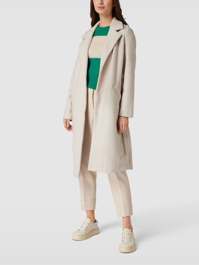 breedtegraad voor mij Jeugd Vero Moda Lange jas met strikceintuur, model 'FORTUNEAYA' in offwhite  gemêleerd online kopen | P&C