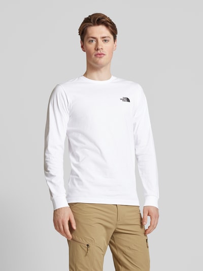 The North Face Shirt met lange mouwen en labelprint, model 'REDBOX' Wit - 4