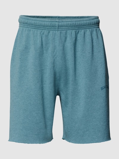 BDG Urban Outfitters Sweatshorts mit Label-Stitching Dunkelgruen 2