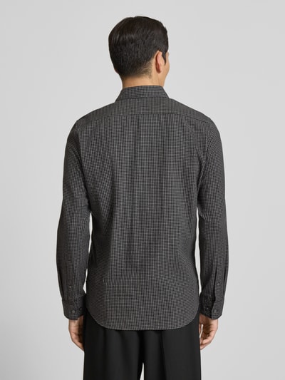 Marc O'Polo Shaped Fit Freizeithemd aus reiner Baumwolle Black 5