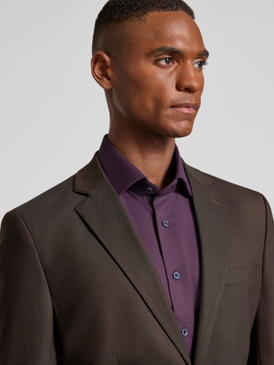 SELECTED HOMME Slim Fit Anzug mit Woll-Anteil Modell 'NEIL' Dunkelbraun 3