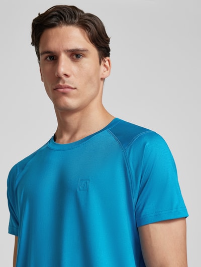 Joy T-shirt met logodetail, model 'JULES' Petrol - 3