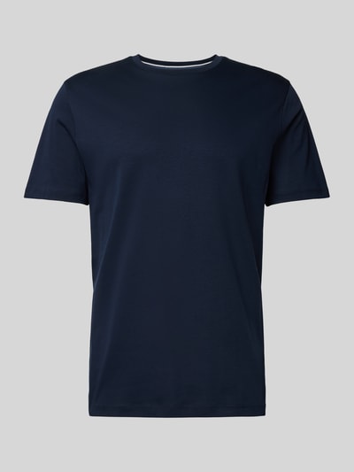 OLYMP Level Five Regular Fit T-Shirt aus reiner Baumwolle Marine 2