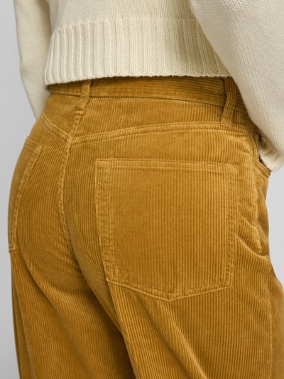 Polo Ralph Lauren Spodnie sztruksowe z szerokimi nogawkami i 5 kieszeniami Camel 3