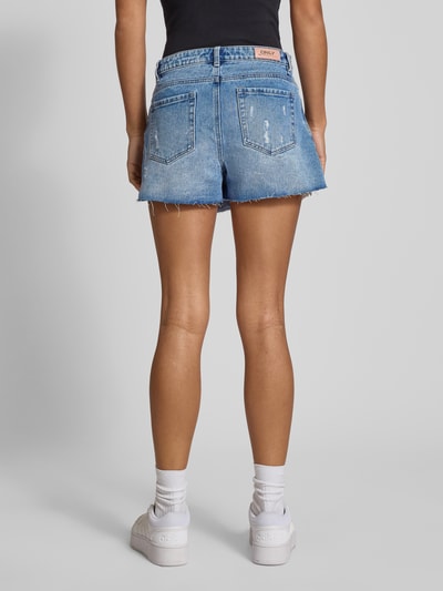 Only Regular Fit Jeansshorts-Rock in Wickel-Optik Modell 'TEXAS' Jeansblau 5