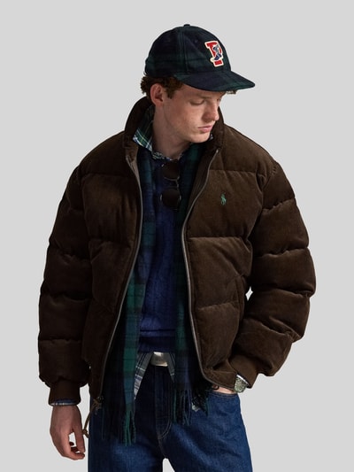 Polo Ralph Lauren Regular Fit Bomberjacke aus reiner Baumwolle Mittelbraun 4