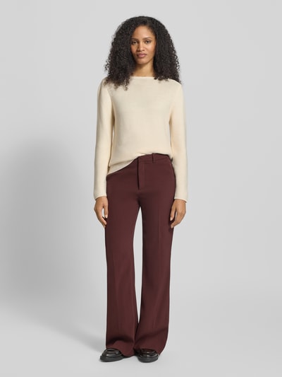 Marc O'Polo Regular Fit Strickpullover aus reiner Baumwolle Offwhite 1
