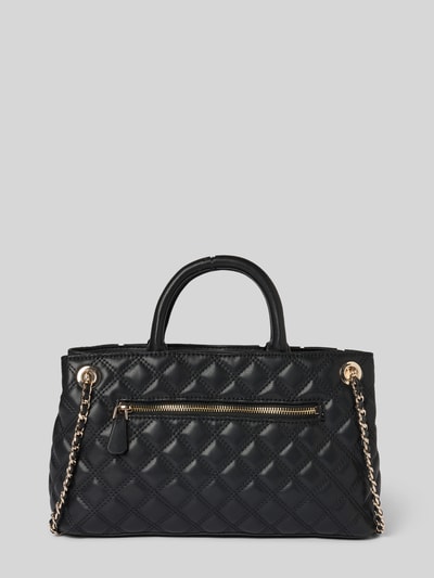 Guess Satchel bag met labeldetail, model 'GIULLY' Zwart - 4