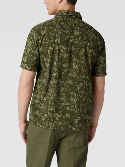 Levi's® Vrijetijdsoverhemd met bloemenmotief Donkergroen - 5