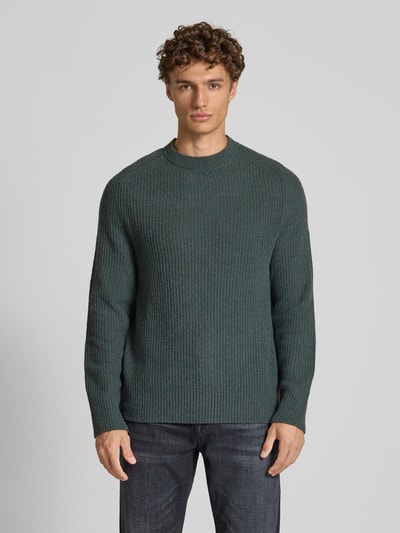 Marc O'Polo Regular fit pullover van wolmix Grafiet - 4