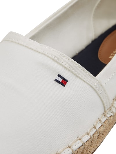 Tommy Hilfiger Espadrilles met geborduurde logo's  Offwhite - 2