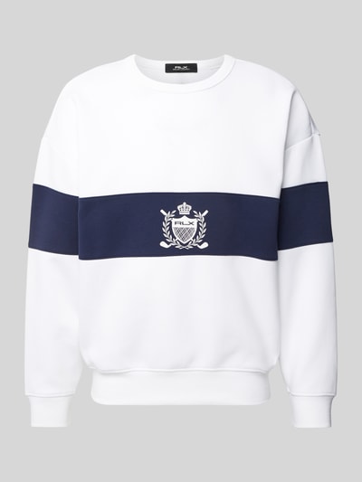 Polo Ralph Lauren Sweatshirt mit Label-Print Weiss 2