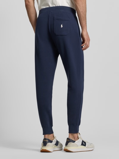 Polo Ralph Lauren Spodnie dresowe o kroju regular fit z mieszanki bawełny Granatowy 5