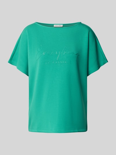 Christian Berg Woman T-Shirt mit Statement-Print Smaragd 2