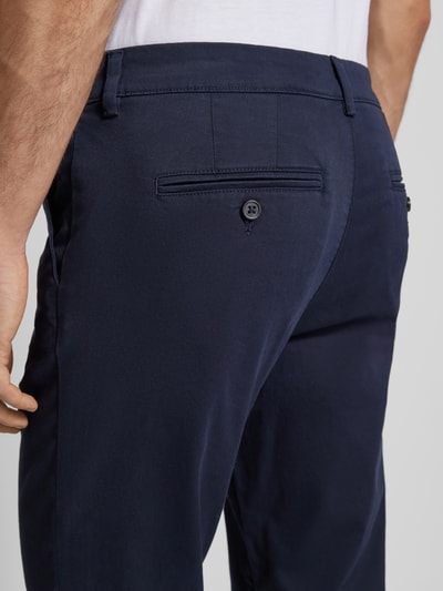 SELECTED HOMME Slim Fit Chino in unifarbenem Design Modell 'NEW Miles' Marine 3
