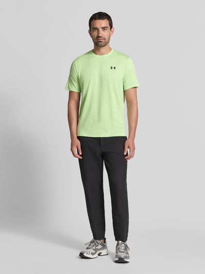 Under Armour Funktionsshirt im Allover-Look mit Logo Modell 'Pixelate' Neon Gruen 1