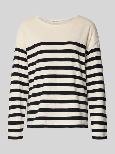 Marc O'Polo Regular fit shirt met lange mouwen van puur katoen Wit - 2