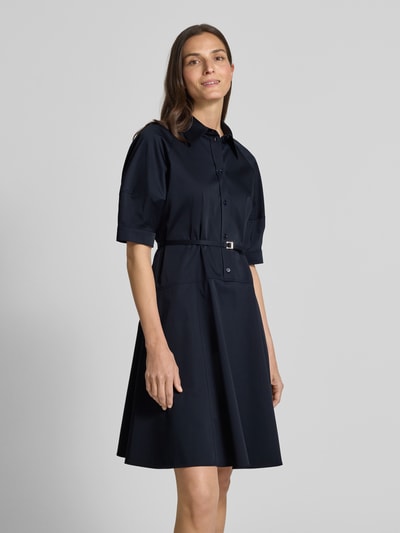 BOSS Minikleid mit Taillengürtel Modell 'Delaurena' Marine 4