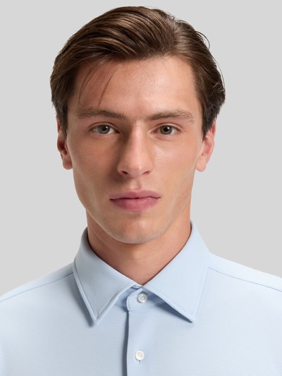 BOSS Slim fit zakelijk overhemd met structuurmotief Wit - 3