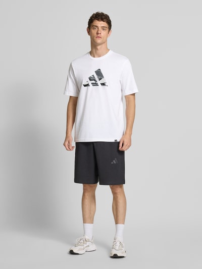 adidas Sportswear T-shirt met labelprint Wit - 1