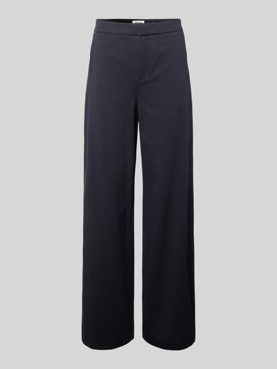 Produktfoto, Hose mit Eingrifftaschen Modell 'FAE' von Drykorn aus Reine Baumwolle, weites Bein, dunkel, Damen HOSE