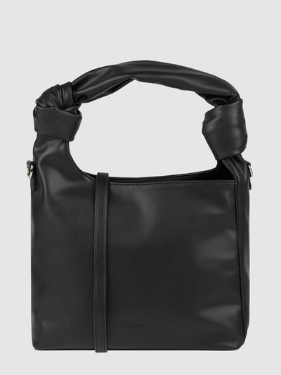 Seidenfelt Hobo Bag in Leder-Optik Black 1